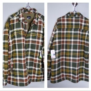 Marmot Ridgefield Plaid Sherpa Lined Shirt Jacket